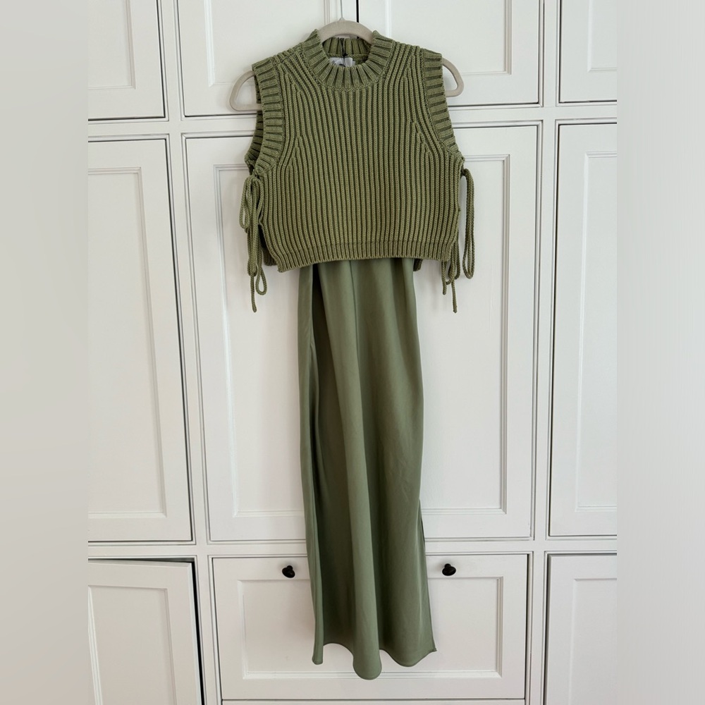 DH New York Jes Sweater Slip Dress